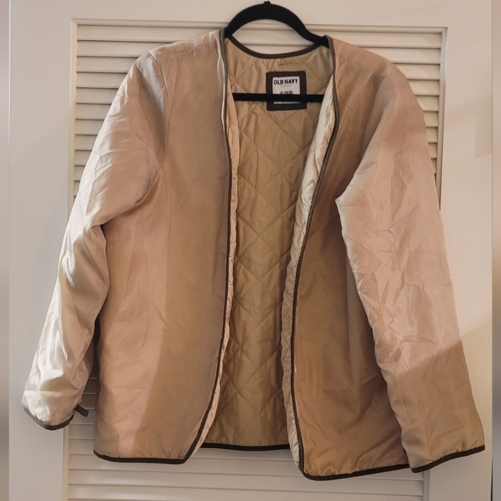 Old Navy - Tan & Brown Lightweight Jacket